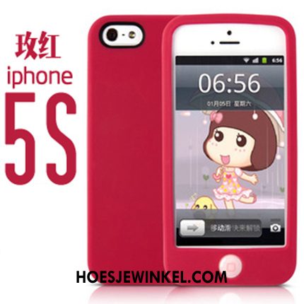 iPhone 5 / 5s Hoesje Trend Anti-fall Dun, iPhone 5 / 5s Hoesje Bescherming Blauw