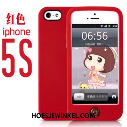 iPhone 5 / 5s Hoesje Trend Anti-fall Dun, iPhone 5 / 5s Hoesje Bescherming Blauw