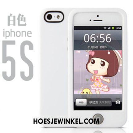 iPhone 5 / 5s Hoesje Trend Anti-fall Dun, iPhone 5 / 5s Hoesje Bescherming Blauw