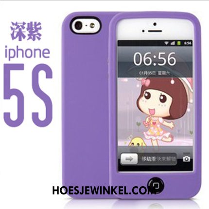 iPhone 5 / 5s Hoesje Trend Anti-fall Dun, iPhone 5 / 5s Hoesje Bescherming Blauw