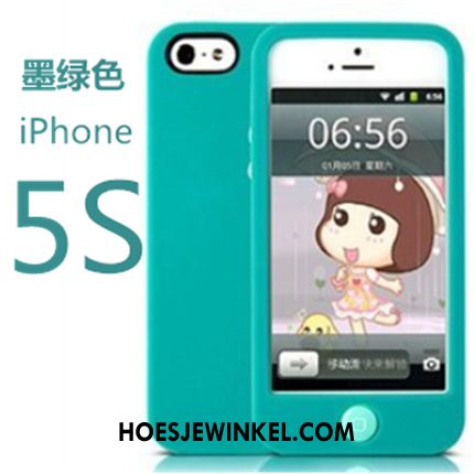 iPhone 5 / 5s Hoesje Trend Anti-fall Dun, iPhone 5 / 5s Hoesje Bescherming Blauw