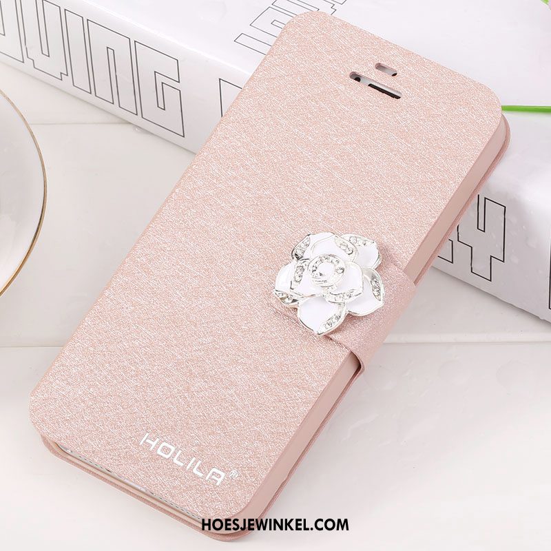 iPhone 5 / 5s Hoesje Wit Hoes Bescherming, iPhone 5 / 5s Hoesje Mobiele Telefoon Leren Etui