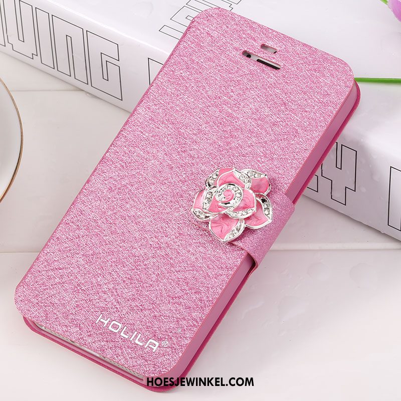 iPhone 5 / 5s Hoesje Wit Hoes Bescherming, iPhone 5 / 5s Hoesje Mobiele Telefoon Leren Etui