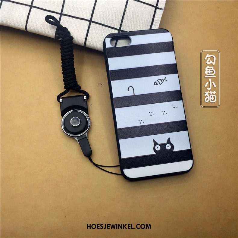 iPhone 5 / 5s Hoesje Zacht Hoes Spotprent, iPhone 5 / 5s Hoesje Anti-fall Bescherming