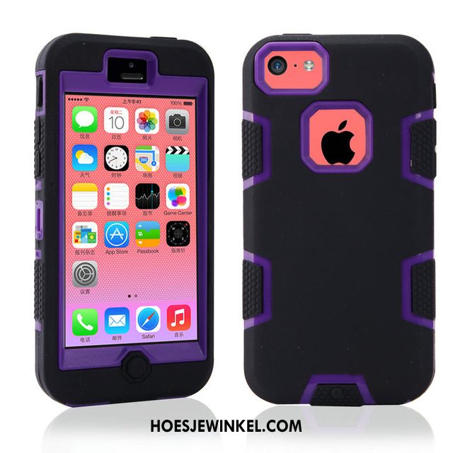 iPhone 5c Hoesje All Inclusive Nieuw Hoes, iPhone 5c Hoesje Purper Bescherming