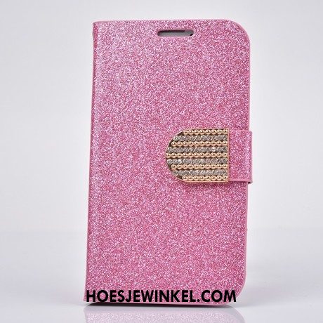 iPhone 5c Hoesje Bescherming Met Strass Zilver, iPhone 5c Hoesje Mobiele Telefoon Hoes