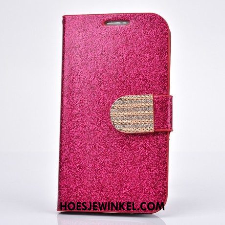 iPhone 5c Hoesje Bescherming Met Strass Zilver, iPhone 5c Hoesje Mobiele Telefoon Hoes