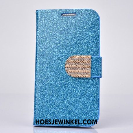 iPhone 5c Hoesje Bescherming Met Strass Zilver, iPhone 5c Hoesje Mobiele Telefoon Hoes