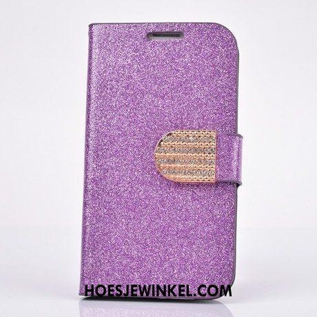 iPhone 5c Hoesje Bescherming Met Strass Zilver, iPhone 5c Hoesje Mobiele Telefoon Hoes