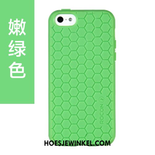 iPhone 5c Hoesje Bescherming Siliconen Hoes, iPhone 5c Hoesje Anti-fall Groen