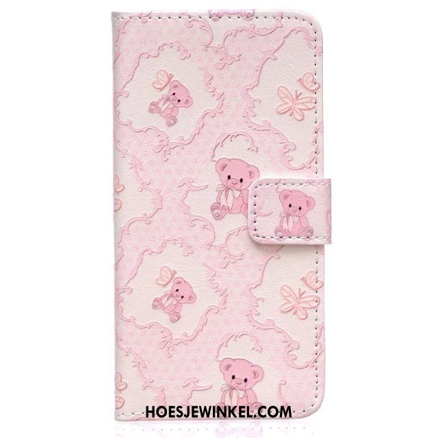 iPhone 5c Hoesje Clamshell All Inclusive Roze, iPhone 5c Hoesje Trend Reliëf