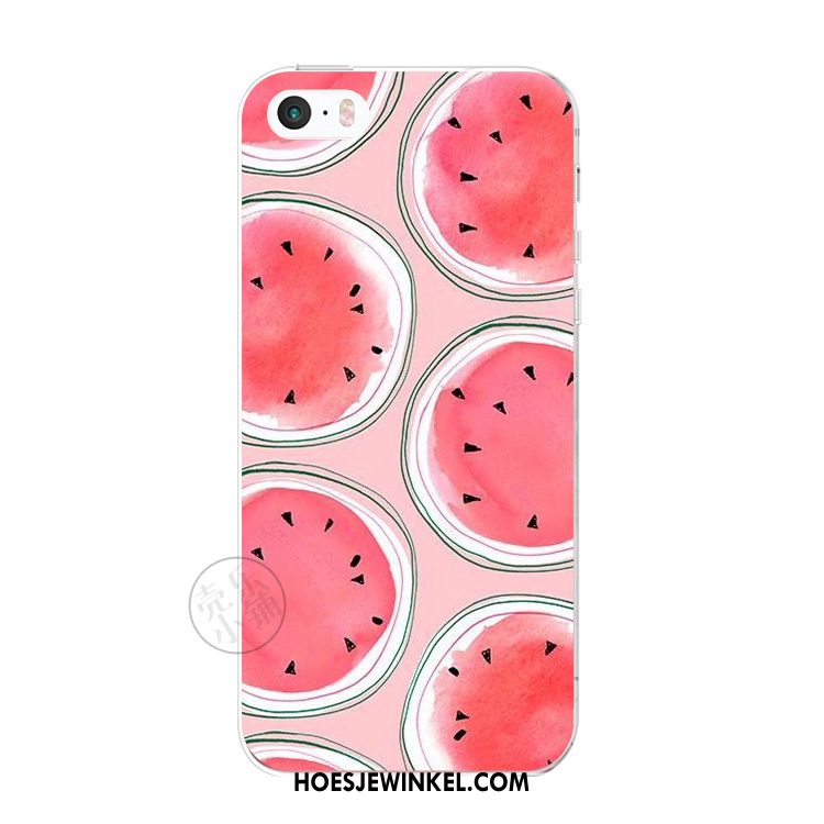 iPhone 5c Hoesje Mini Anti-fall Watermeloen, iPhone 5c Hoesje Siliconen Mobiele Telefoon