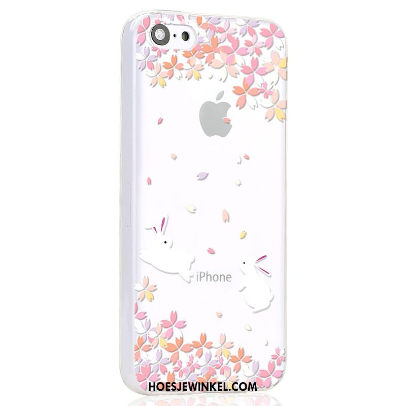 iPhone 5c Hoesje Mobiele Telefoon Hoes Spotprent, iPhone 5c Hoesje Wit Scheppend