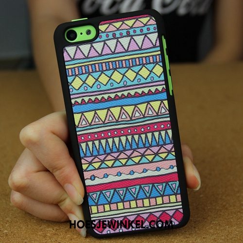 iPhone 5c Hoesje Siliconen Bescherming Hoes, iPhone 5c Hoesje Achterklep Wit