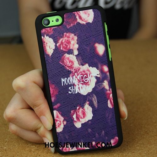 iPhone 5c Hoesje Siliconen Bescherming Hoes, iPhone 5c Hoesje Achterklep Wit