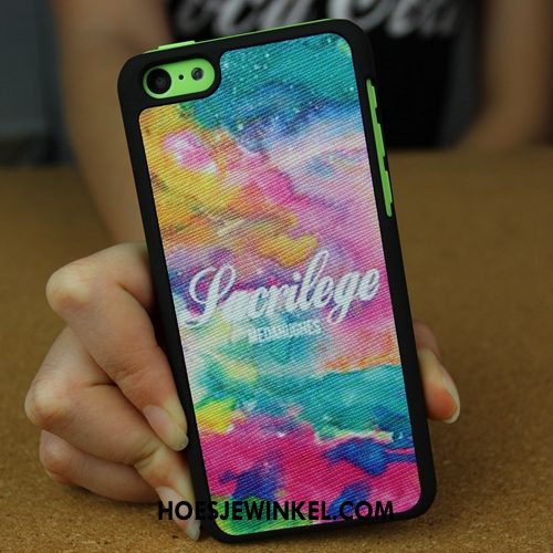 iPhone 5c Hoesje Siliconen Bescherming Hoes, iPhone 5c Hoesje Achterklep Wit