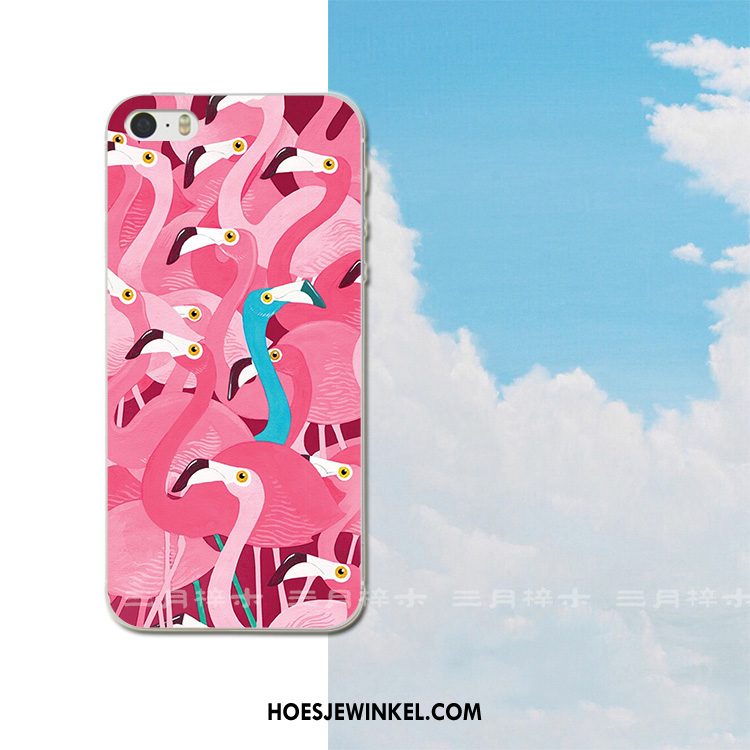 iPhone 5c Hoesje Wind Vogel Eenvoudige, iPhone 5c Hoesje Siliconen Hoes