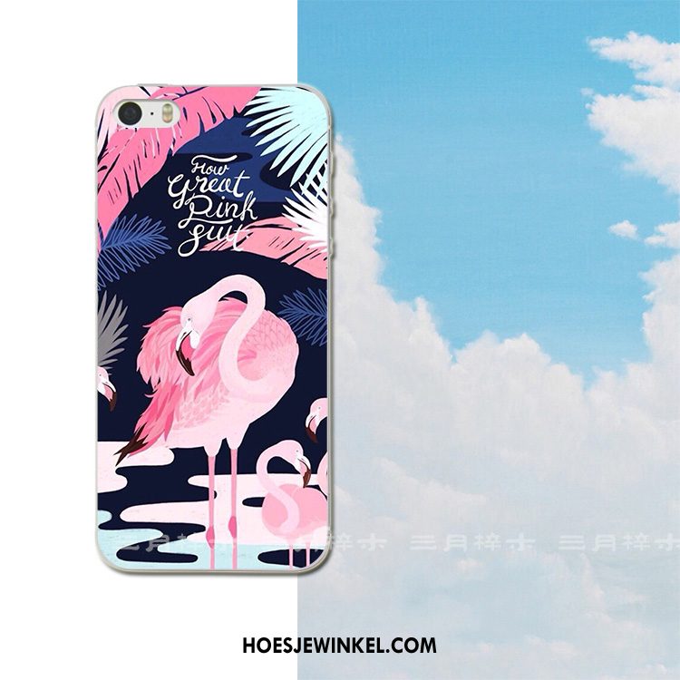 iPhone 5c Hoesje Wind Vogel Eenvoudige, iPhone 5c Hoesje Siliconen Hoes