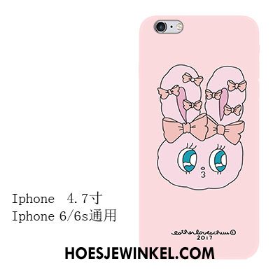 iPhone 6 / 6s Hoesje All Inclusive Hanger Mobiele Telefoon, iPhone 6 / 6s Hoesje Roze Zacht