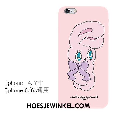 iPhone 6 / 6s Hoesje All Inclusive Hanger Mobiele Telefoon, iPhone 6 / 6s Hoesje Roze Zacht