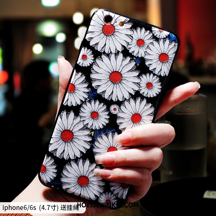 iPhone 6 / 6s Hoesje All Inclusive Rood Siliconen, iPhone 6 / 6s Hoesje Mobiele Telefoon Reliëf