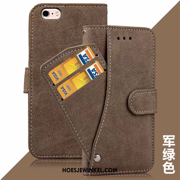 iPhone 6 / 6s Hoesje Anti-fall Kaart Bescherming, iPhone 6 / 6s Hoesje Leren Etui Hoes