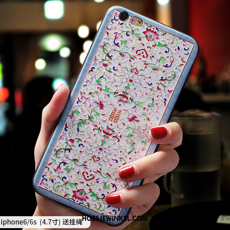 iPhone 6 / 6s Hoesje Chinese Stijl Persoonlijk Schrobben, iPhone 6 / 6s Hoesje Trendy Merk Siliconen