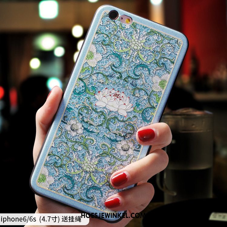 iPhone 6 / 6s Hoesje Chinese Stijl Persoonlijk Schrobben, iPhone 6 / 6s Hoesje Trendy Merk Siliconen