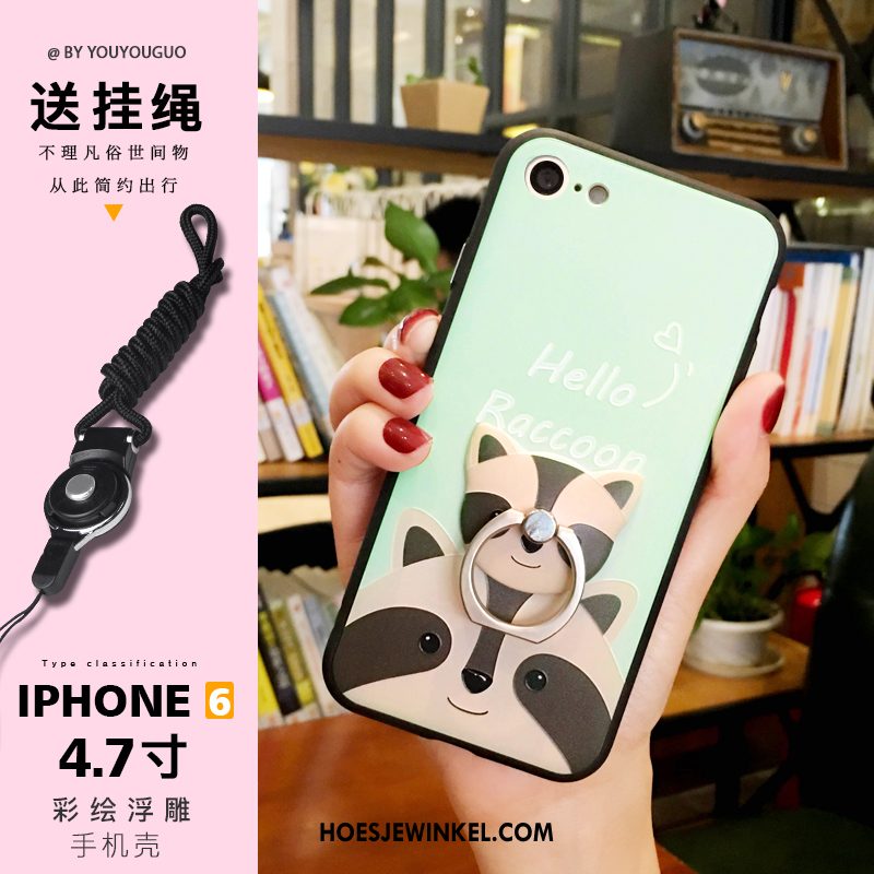 iPhone 6 / 6s Hoesje Dierlijk Hanger Zoet, iPhone 6 / 6s Hoesje Persoonlijk Siliconen