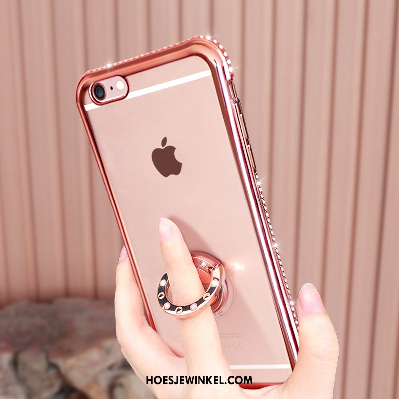 iPhone 6 / 6s Hoesje Doorzichtig Siliconen Anti-fall, iPhone 6 / 6s Hoesje Met Strass Zacht