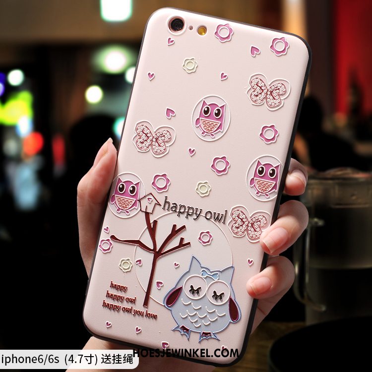 iPhone 6 / 6s Hoesje Dun Trendy Merk Scheppend, iPhone 6 / 6s Hoesje Persoonlijk Spotprent