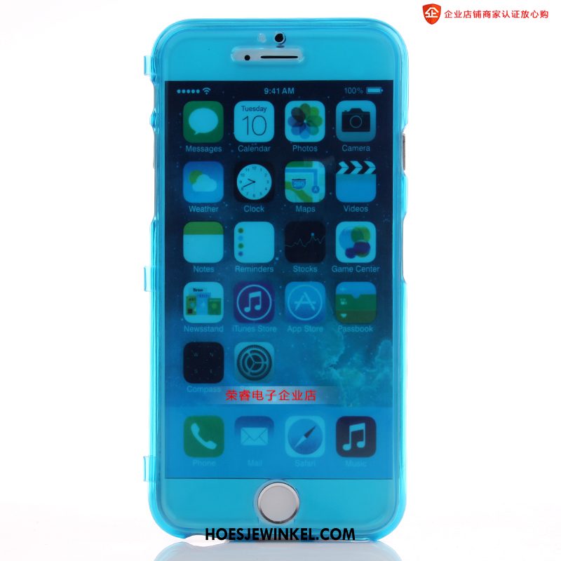 iPhone 6 / 6s Hoesje Folio Blauw Anti-fall, iPhone 6 / 6s Hoesje Touchscreen Hoes