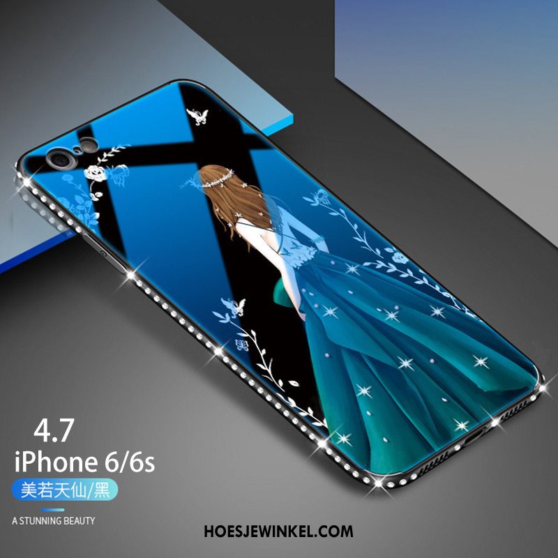 iPhone 6 / 6s Hoesje Hanger Blauw Anti-fall, iPhone 6 / 6s Hoesje Nieuw Trendy Merk