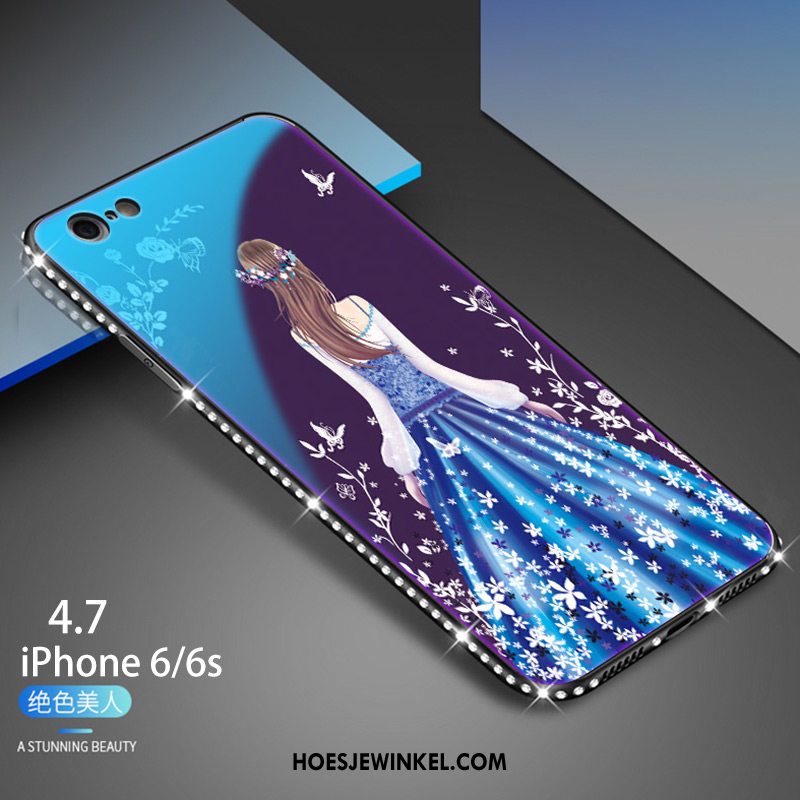 iPhone 6 / 6s Hoesje Hanger Blauw Anti-fall, iPhone 6 / 6s Hoesje Nieuw Trendy Merk