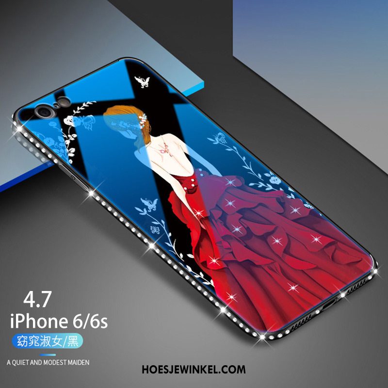 iPhone 6 / 6s Hoesje Hanger Blauw Anti-fall, iPhone 6 / 6s Hoesje Nieuw Trendy Merk