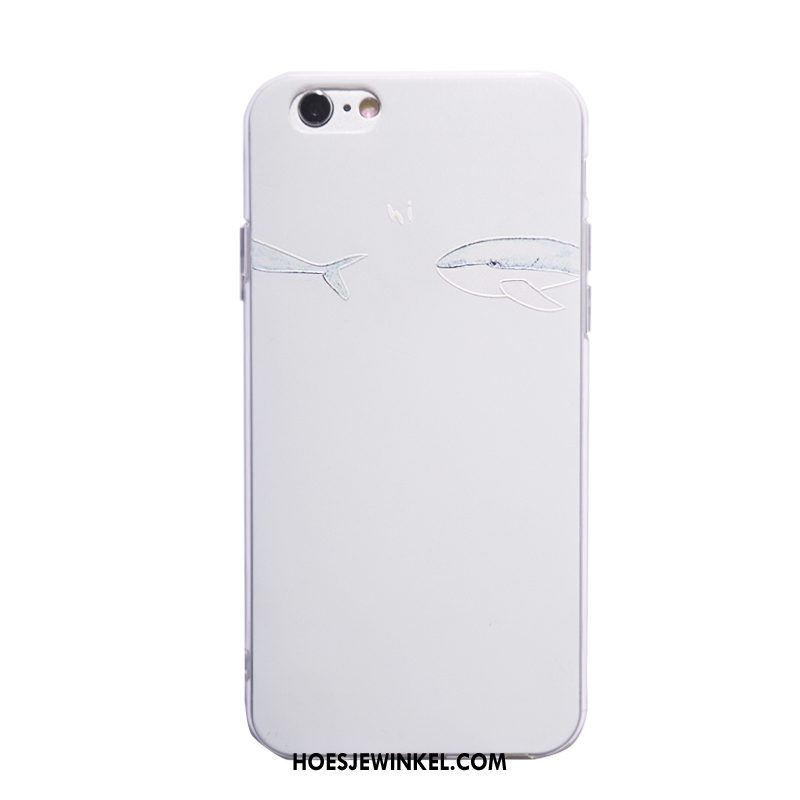 iPhone 6 / 6s Hoesje Hoes Bescherming Lovers, iPhone 6 / 6s Hoesje Anti-fall Zacht Beige