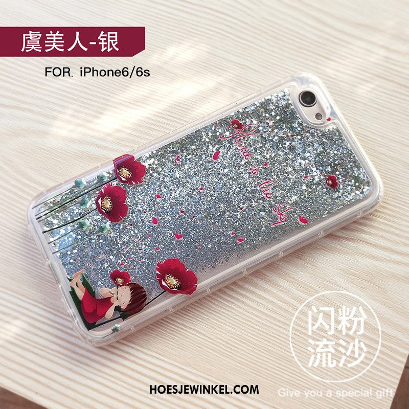 iPhone 6 / 6s Hoesje Hoes Dun Mobiele Telefoon, iPhone 6 / 6s Hoesje Drijfzand Siliconen