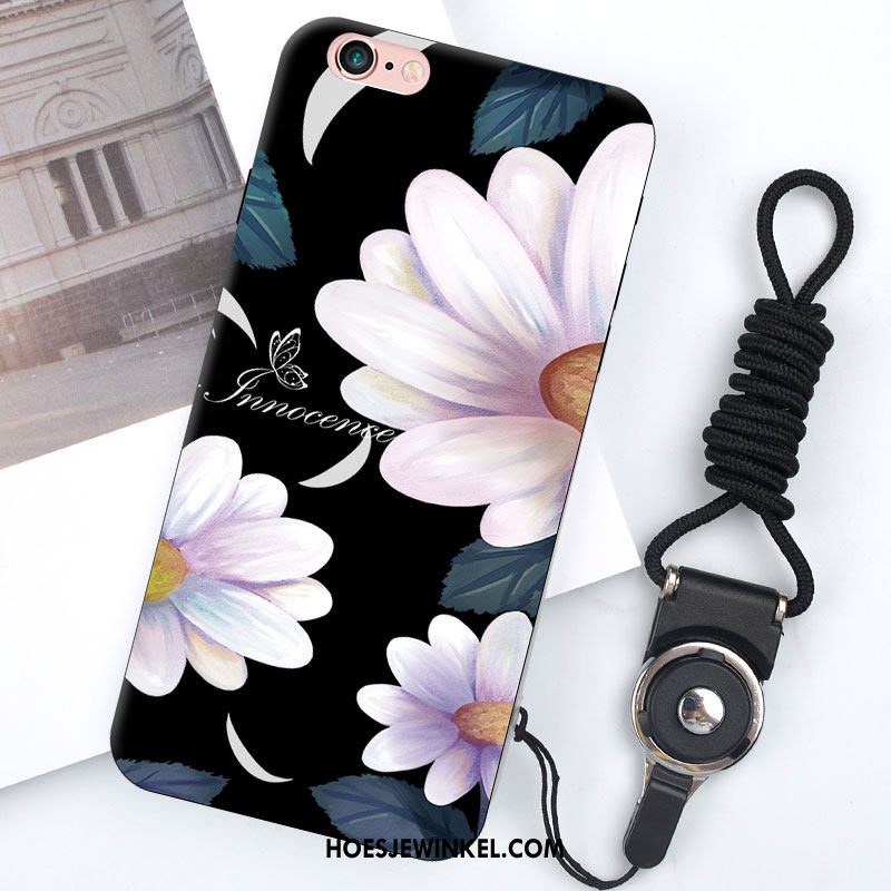 iPhone 6 / 6s Hoesje Hoes Zwart Anti-fall, iPhone 6 / 6s Hoesje Trendy Merk Hanger