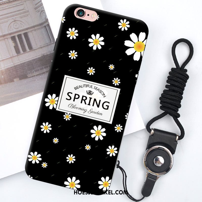 iPhone 6 / 6s Hoesje Hoes Zwart Anti-fall, iPhone 6 / 6s Hoesje Trendy Merk Hanger