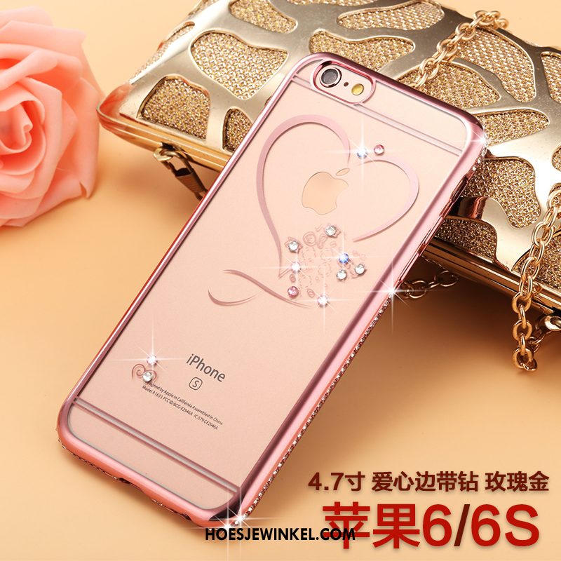 iPhone 6 / 6s Hoesje Luxe Eenvoudige Plating, iPhone 6 / 6s Hoesje Hoes Siliconen