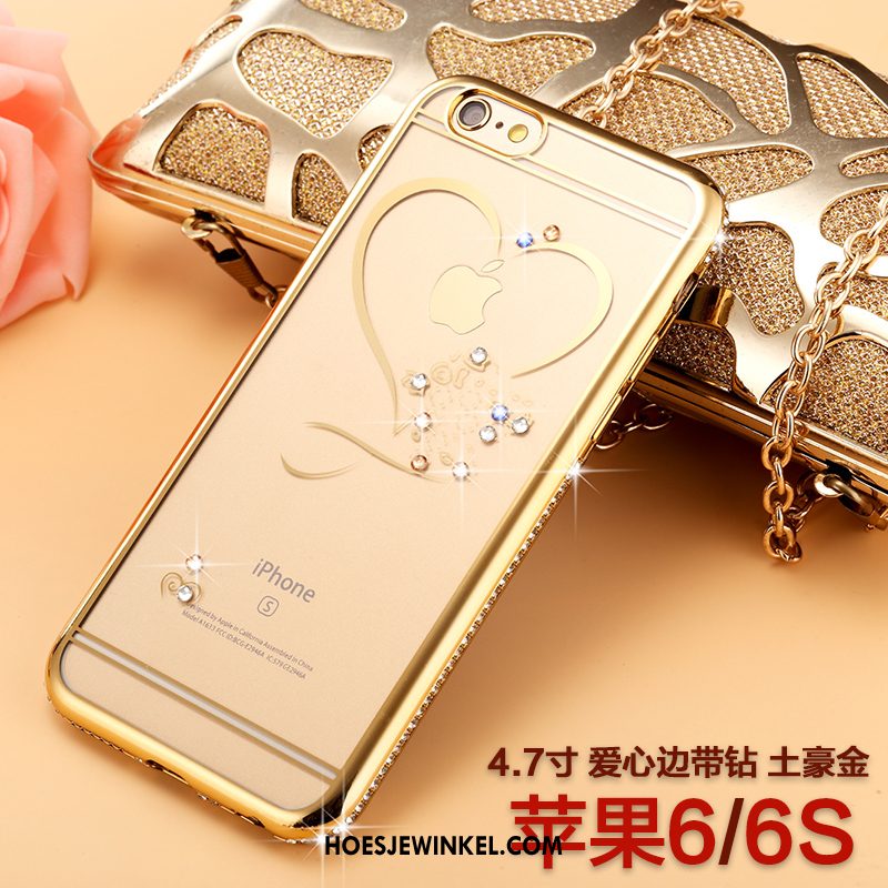 iPhone 6 / 6s Hoesje Luxe Eenvoudige Plating, iPhone 6 / 6s Hoesje Hoes Siliconen