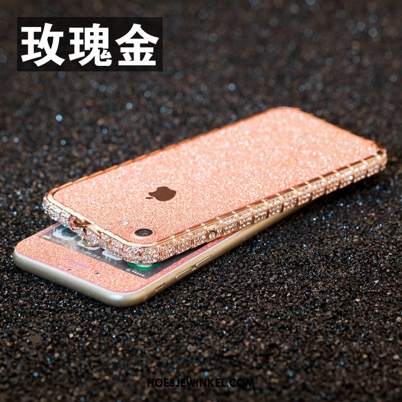 iPhone 6 / 6s Hoesje Met Strass Anti-fall Omlijsting, iPhone 6 / 6s Hoesje Metaal Hoes