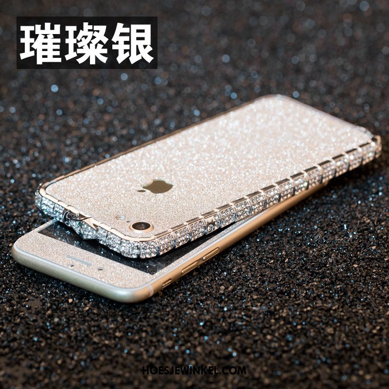 iPhone 6 / 6s Hoesje Met Strass Anti-fall Omlijsting, iPhone 6 / 6s Hoesje Metaal Hoes