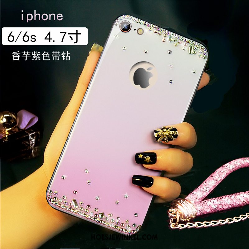 iPhone 6 / 6s Hoesje Met Strass Mobiele Telefoon Roze, iPhone 6 / 6s Hoesje Trend High End