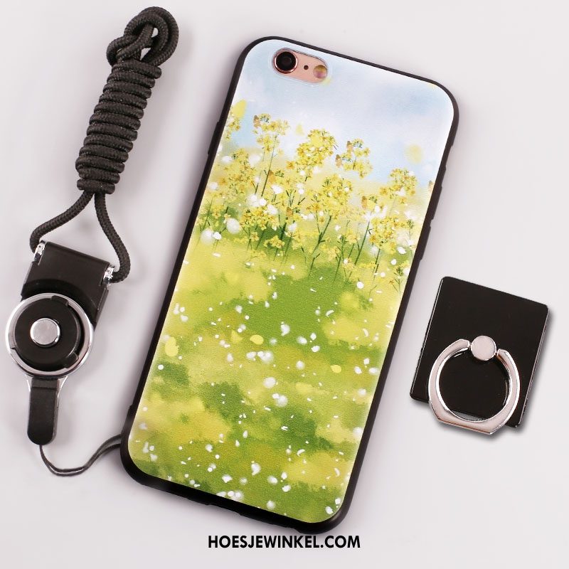 iPhone 6 / 6s Hoesje Mobiele Telefoon Siliconen Bescherming, iPhone 6 / 6s Hoesje Ring Zacht