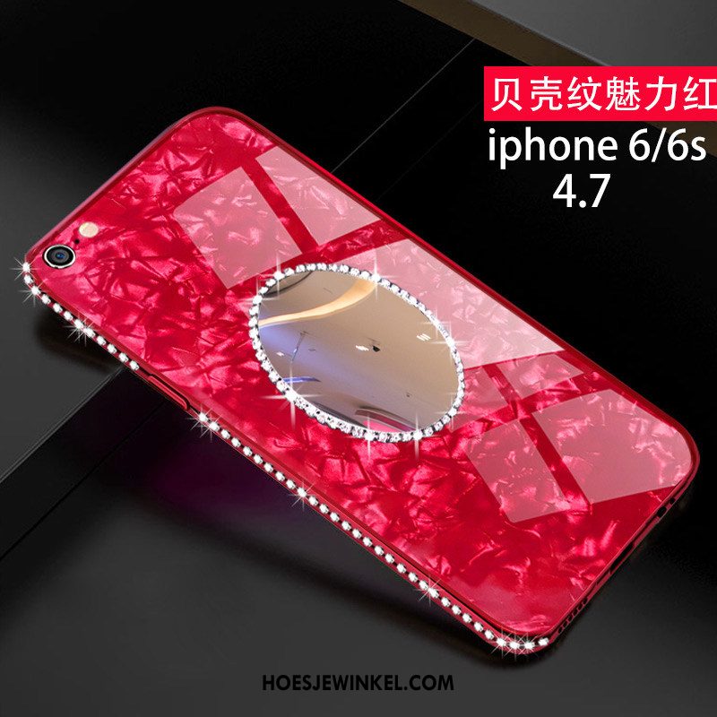 iPhone 6 / 6s Hoesje Nieuw Anti-fall Hanger, iPhone 6 / 6s Hoesje Net Red Dun