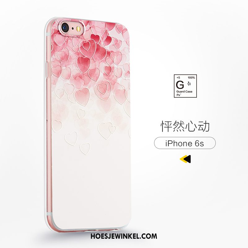 iPhone 6 / 6s Hoesje Nieuw Anti-fall Pu, iPhone 6 / 6s Hoesje Zwart All Inclusive