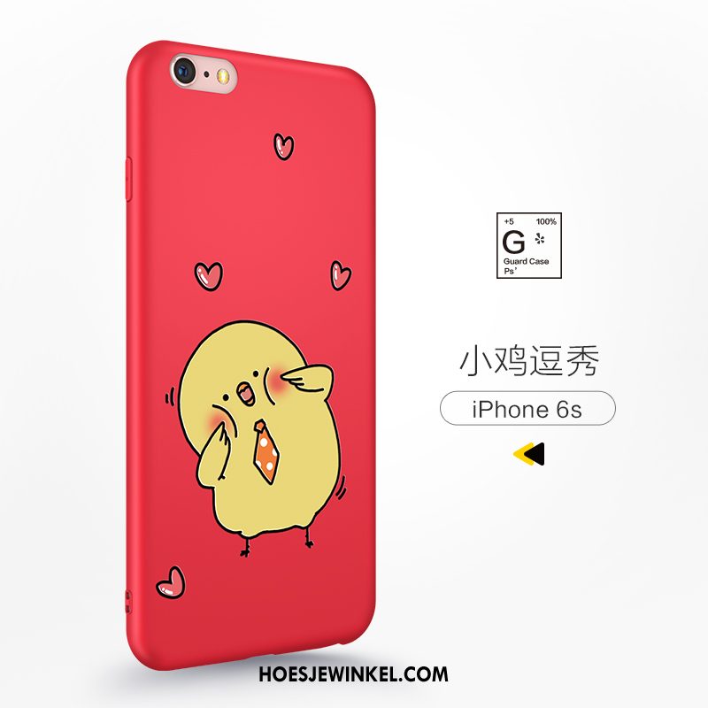 iPhone 6 / 6s Hoesje Nieuw Anti-fall Pu, iPhone 6 / 6s Hoesje Zwart All Inclusive