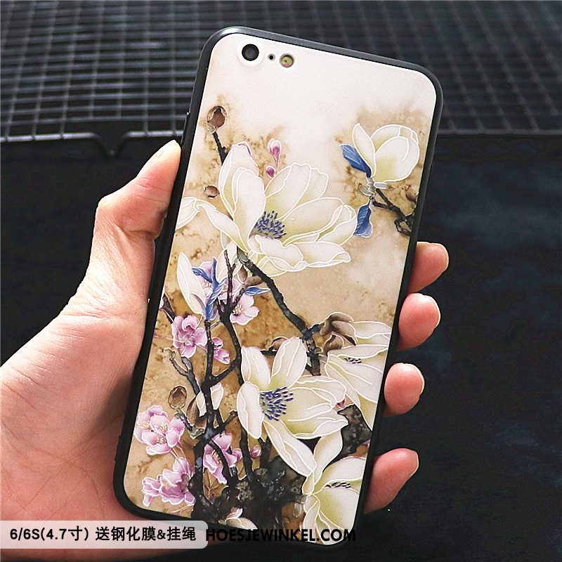 iPhone 6 / 6s Hoesje Scheppend Chinese Stijl Hoes, iPhone 6 / 6s Hoesje Roze Persoonlijk