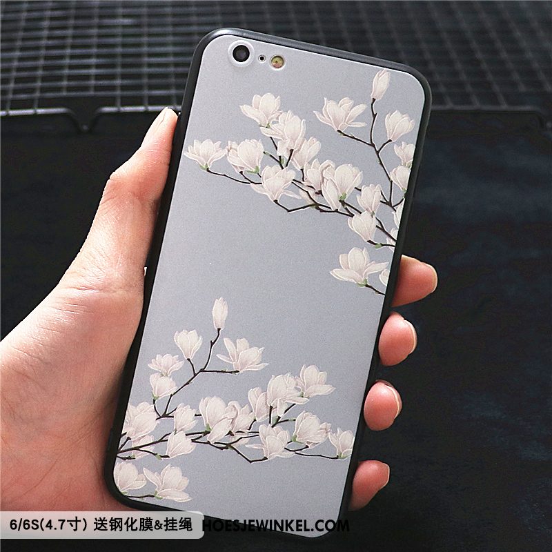 iPhone 6 / 6s Hoesje Scheppend Chinese Stijl Hoes, iPhone 6 / 6s Hoesje Roze Persoonlijk